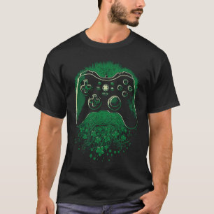 C Gaming Controller Irish Gamer St Patrick's Day T-Shirt