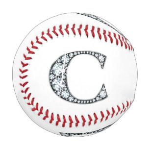 C-Imitate-"Diamant"-Monogramm Baseball