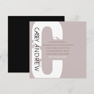 C Invitation Bat mitzvah de la barre de collecte i
