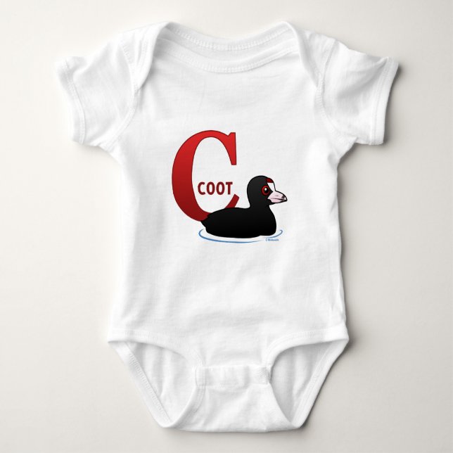 C ist für Blässhuhn Baby Strampler (Vorderseite)