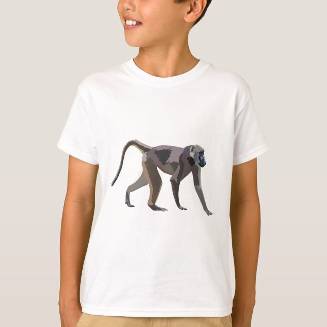 C ist für Cape Baboon T-Shirt (Vorderseite)