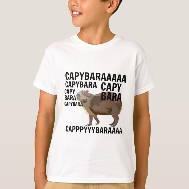C ist für Capybara T-Shirt (Vorderseite)