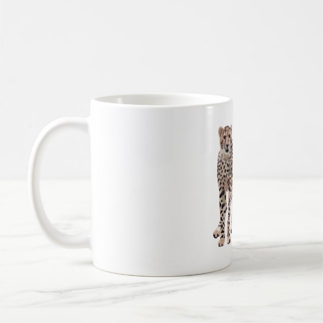 C ist für Cheetah Keeper Kaffeetasse (Links)