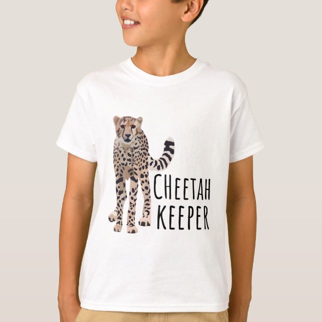 C ist für Cheetah Keeper T-Shirt (Vorderseite)