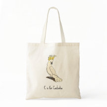 C ist für Cockatoo-Tasche