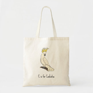 C ist für Cockatoo-Tasche Tragetasche