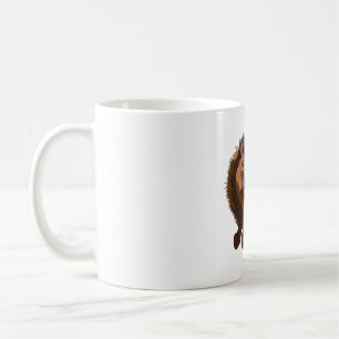 C ist für Collared Brown Lemur Kaffeetasse
