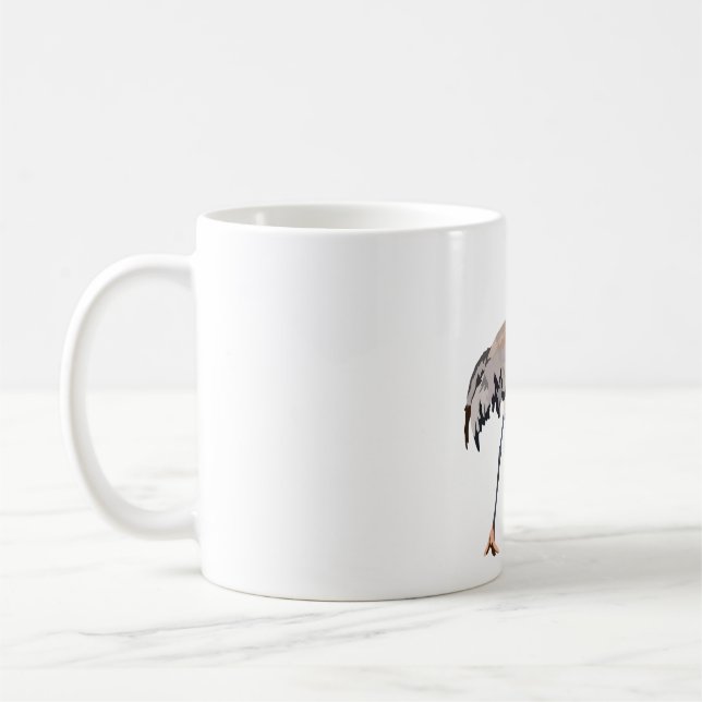 C ist für Common Crane geeignet Kaffeetasse (Links)