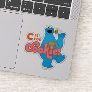 C ist für Cookie Aufkleber