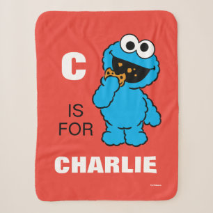 C ist für Cookie Monster Name hinzufügen Sherpadecke