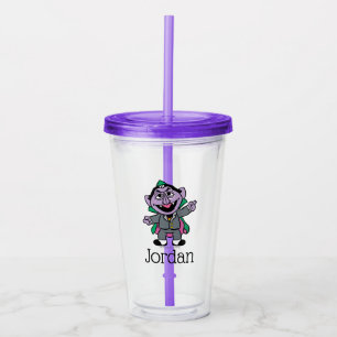 C ist für Count von Count Name hinzufügen Acryltrinkbecher