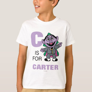C ist für Count von Count   Name hinzufügen T-Shirt