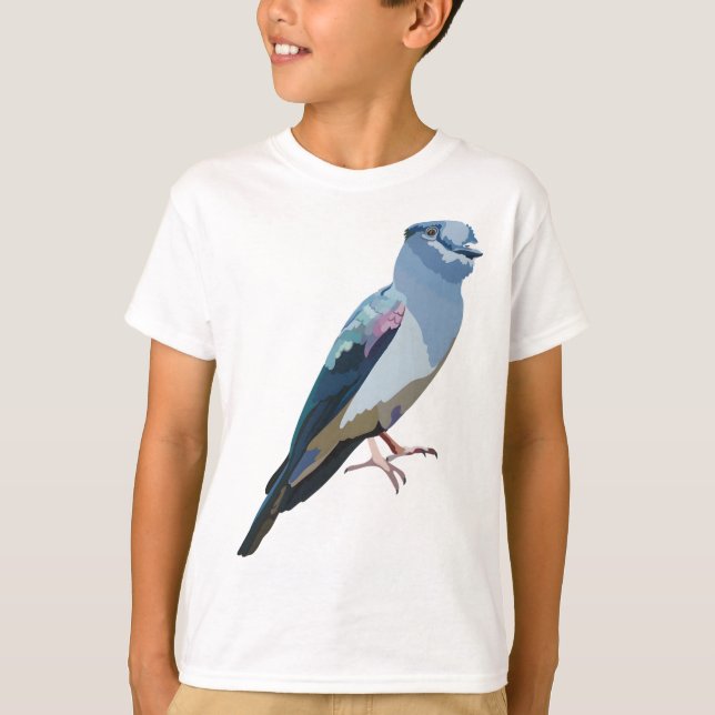 C ist für Cuckoo Roller Bird T-Shirt (Vorderseite)