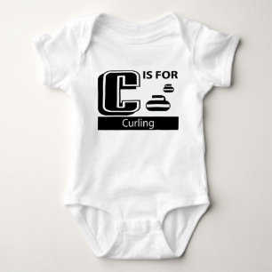 C ist für das Winden Baby Strampler