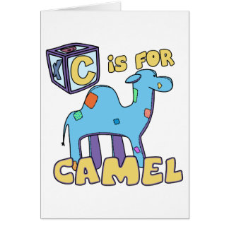 C ist für Kamel-Karte