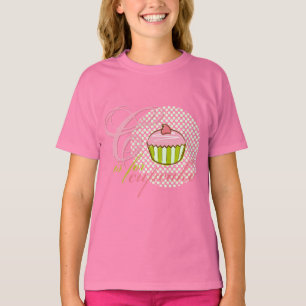 C ist für Kuchen-Mädchen-Wecker-T - Shirt