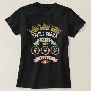 C-Konversationen mit floralen Dreifach-Kronen T-Shirt