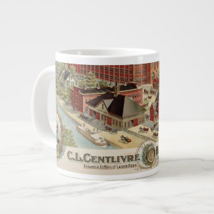 C.L. Centlivre Brauerei Fabrikgebäude. Jumbo-Tasse
