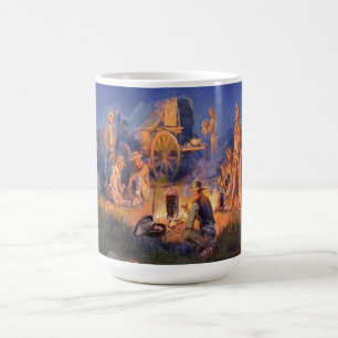 C M Russell Lachen tötet einsames Western Kaffeetasse