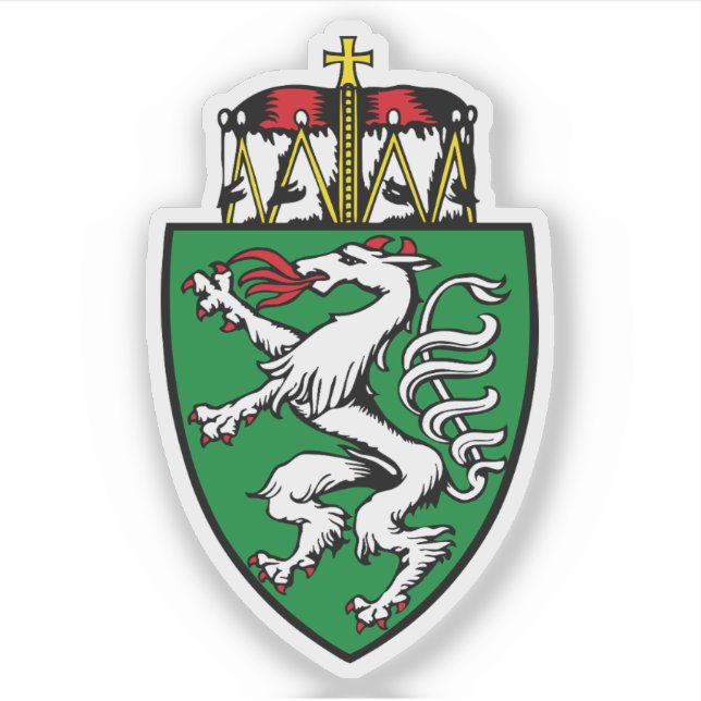 C.O.A. des steirischen Staat (Steiermark), Österre Aufkleber (Vorderseite)