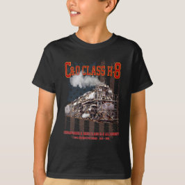 C&O Class H-8 Allegheny Locomotive - American flag T-Shirt