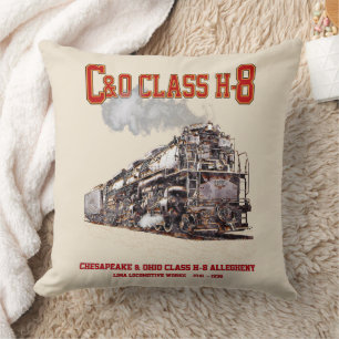 C&O-Klasse H-8 2-6-6-6 Allegheny-Dampflokomotive Kissen