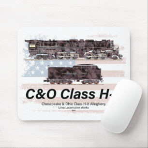 C&O-Klasse H-8 Allegheny-Lokomotive - Amerikanisch Mousepad