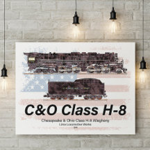 C&O-Klasse H-8 Allegheny-Lokomotive - Amerikanisch