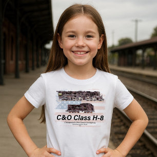 C&O Klasse H-8 Allegheny-Lokomotive - Amerikanisch T-Shirt