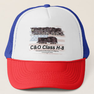 C&O Klasse H-8 Allegheny-Lokomotive - Amerikanisch Truckerkappe