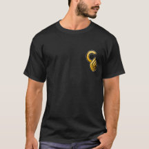 C O T-shirt noir