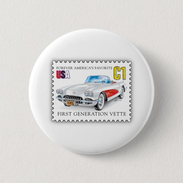 C-ONE AUTOMOBILE ART BUTTON (Vorderseite)