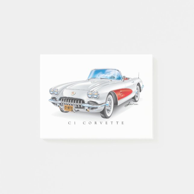 C-ONE AUTOMOBILE ART POST-IT KLEBEZETTEL (Vorderseite)