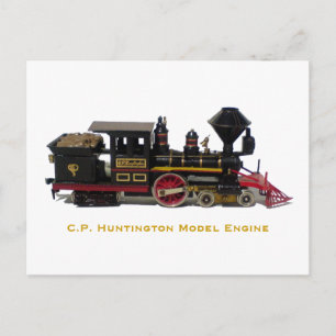 C.P. Carte postale du moteur de modèle Huntington