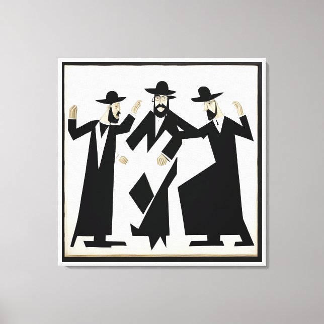 C-Panel mit Schwung Leinwanddruck (Vorderseite)