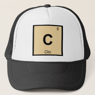 C - Periodisches Symbol der Clio Muse Chemistry Truckerkappe