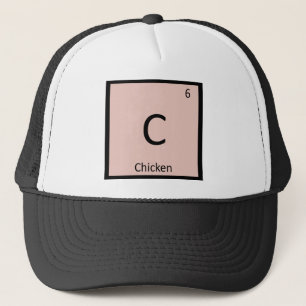 C - Periodisches Symbol für die Chemische Chemie v Truckerkappe