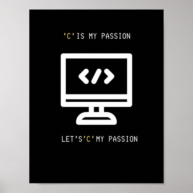C-Programmierleidenschaft Poster (Vorne)
