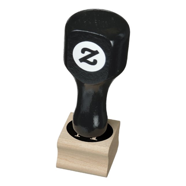 C Rahmen Mit Monogramm AS Gummistempel (Stempel)