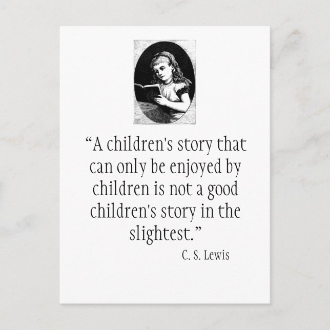 C.S. Lewis Citation Carte postale (Devant)