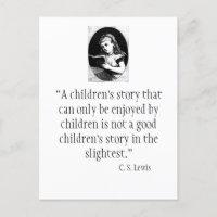 C.S. Lewis Quote Postkarte