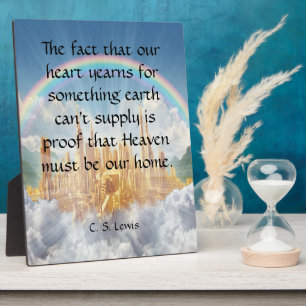 C S Lewis Zitat Fotoplatte