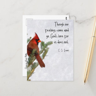 C.S. Lewis Zitat Postkarte