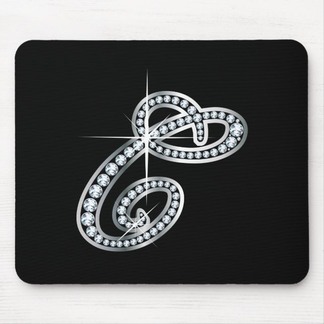 C Script "Diamond Bling" Mousepad (Vorne)