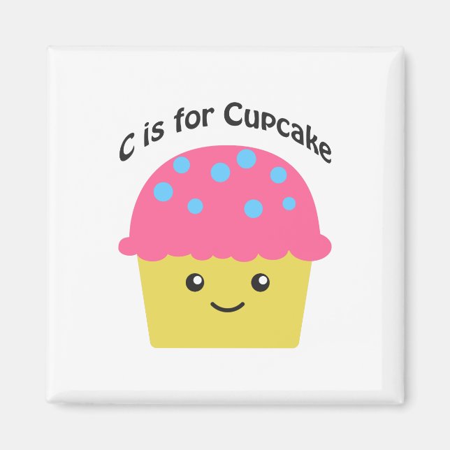 C steht für Cupcake Magnet (Vorne)