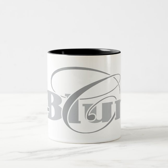 C-Stumpfe Tasse/Schwarzes Zweifarbige Tasse (Mittel)