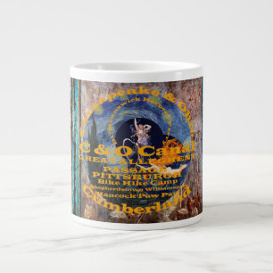 C und O Canal Great Allegheny Gap Cycling Bicycle Jumbo-Tasse