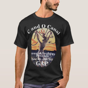 C und O Kanal Towpath GAP Große Allegheny Passage T-Shirt