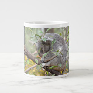 c unten schlafen des Koalakopfes Jumbo-Tasse
