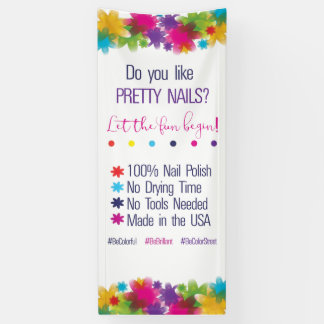 C you like pretty Nails Farbe Street banner